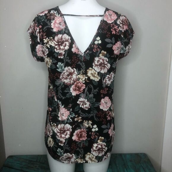Size S Halogen Floral Blouse - Picture 4 of 7